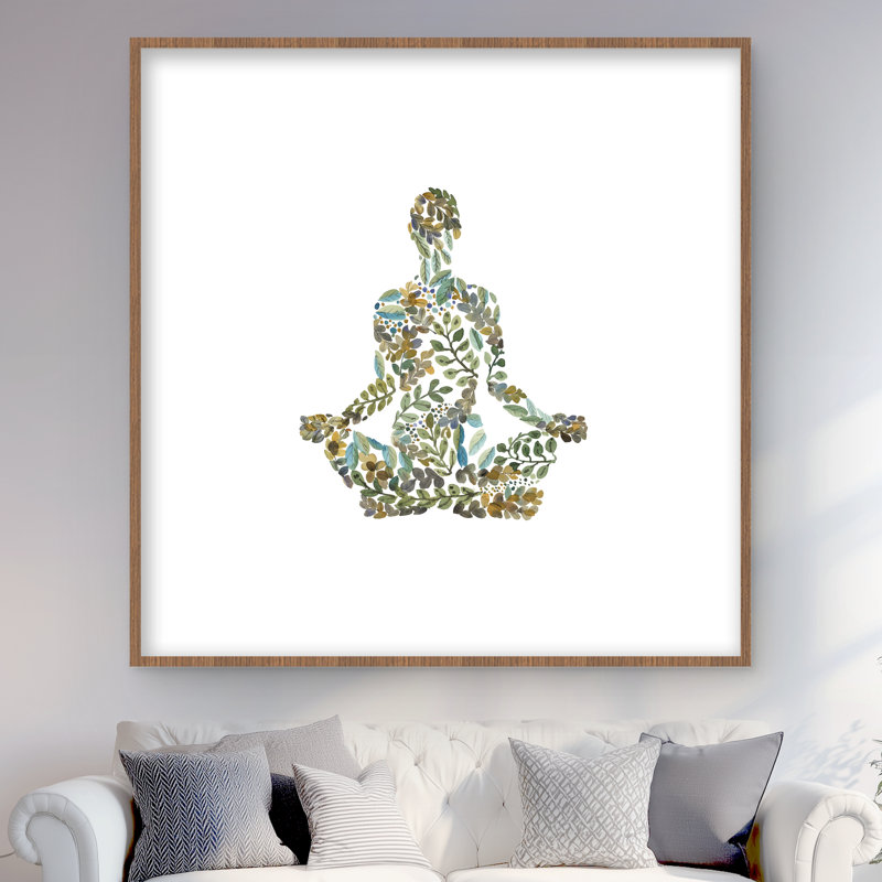 Zen attitude - Floral Botanical Living, reproduction encadrée