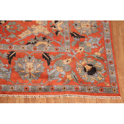 Tapis traditionnel indien All-Over Floral 12 x 15