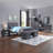 Dark Gray Full Bed