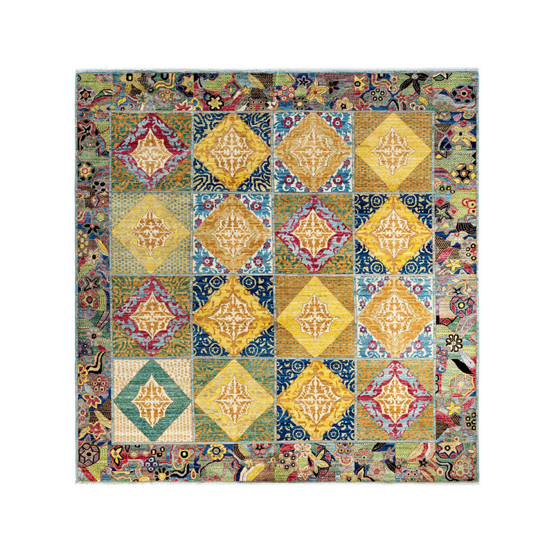 Kirst One-of-a-Kind 8' 1" X 8' 2" Hand Knotted Area Rug