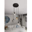 Cadesha 4 - Light Black Cluster Pendant-1473460361