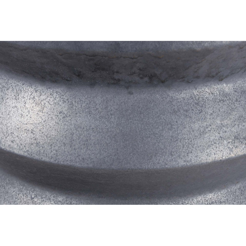 Provenance Signature Outdoor Round Side Table, Pewter
