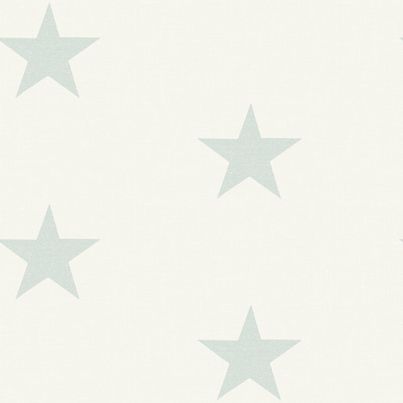 Papier peint Mcgraw Teal Stars, Bleu sarcelle