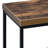 Industrial-Style Tv Stand With Weathered Finish, Oak And Black, 60-Inch Fit In Rustic Black