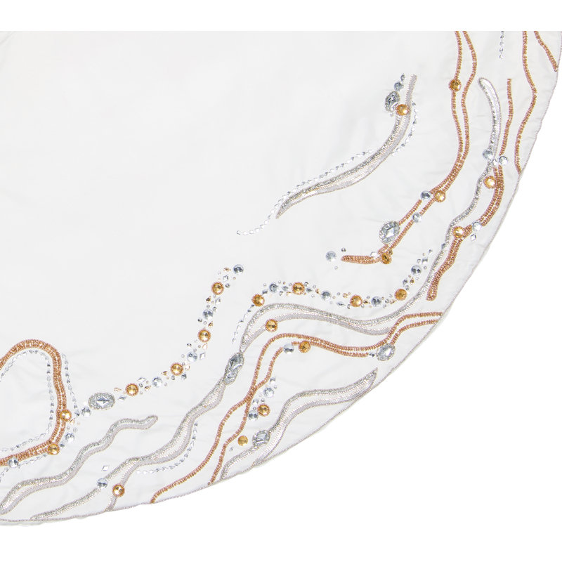 Gilt Wave Tree Skirt