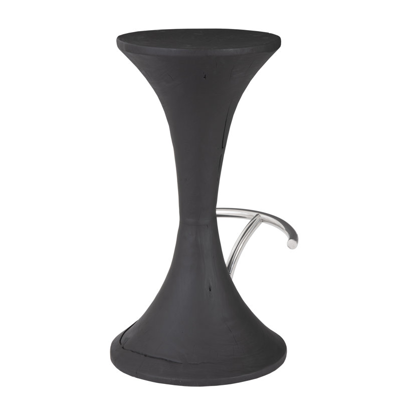 Marley Solid Wood 30'' Bar Stool, Black