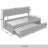 Twin Daybed Velvet With Trundle-981564165