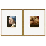 Johannes Vemeer Paintings Print by Johannes Vemeer