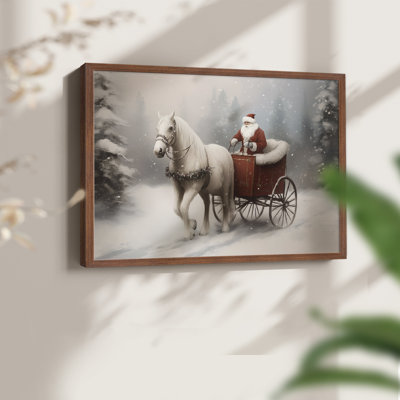 Art de Noël - CMxxi - reproduction encadrée - réversible