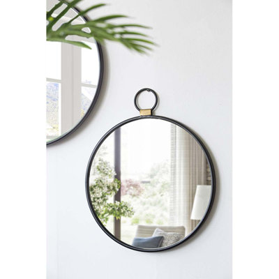 20x23" Metal Round Wall Mirror
