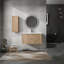 Meuble-lavabo mural moderne avec lavabo et armoire de rangement latérale Modern-971912939
