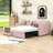Upholstered Daybed with Twin Pop-Up Trundle, Space-Saving Design-458544107