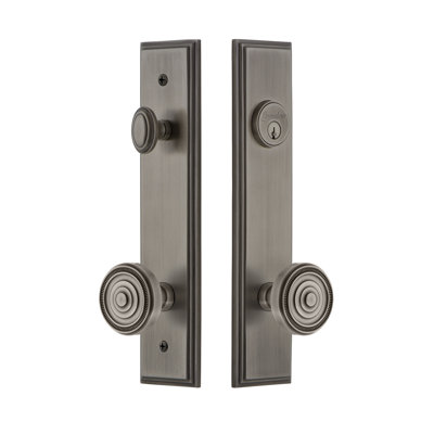 Carré Complete Entry Knob Set with Single Cylinder Deadbolt
