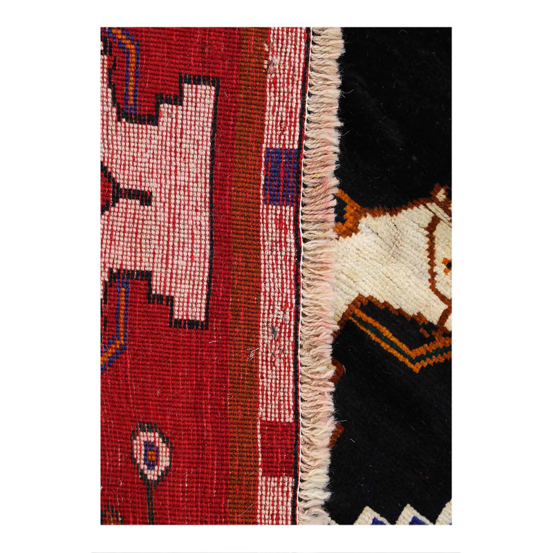 Tapis animal noué à la main 5 pi x 6 pi 1 po