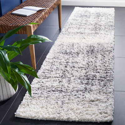 Mena Abstract Gray/Ivory Area Rug