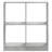 vidaXL Bookcase Concrete gray Engineered wood 27.0x12.6x29.5 in Bookcase