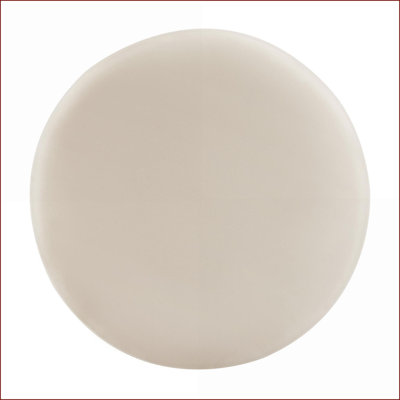 Table d'appoint repose-pieds moderne en velours avec repose-pieds 30 po | Crème | Velours