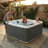 Lifesmart LS550 Plus 230 Volt 5-Person 65-Jet Rectangle Hot Tub with Ozonator-124883421