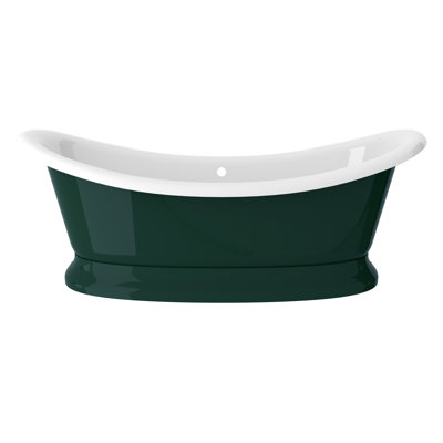 Marlborough 74-7/8" x 34-1/4" Freestanding Soaking Bathtub in Volcanic Limestone™ with Overflow Hole