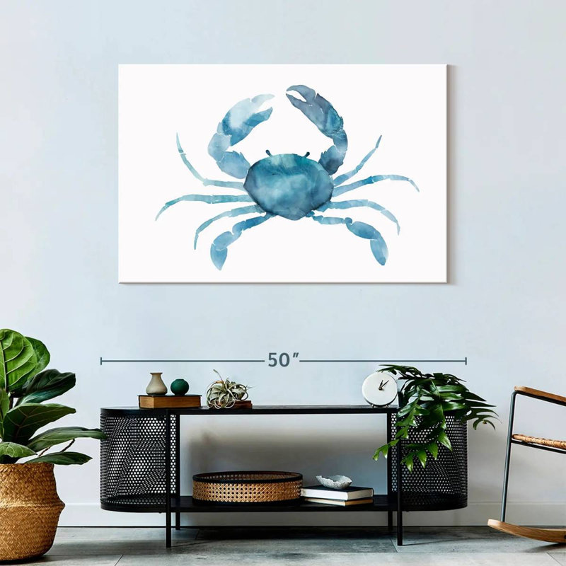 Brampt Marine Blue Crab, 30" H x 45" W
