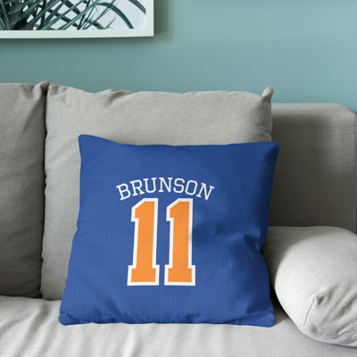 Northwest Nba Throw Pillow, Soft Basketball Fan Decor Accent, 18 X 18 Inches In Blue