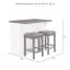 Jorianna Solid Wood Top Kitchen Island