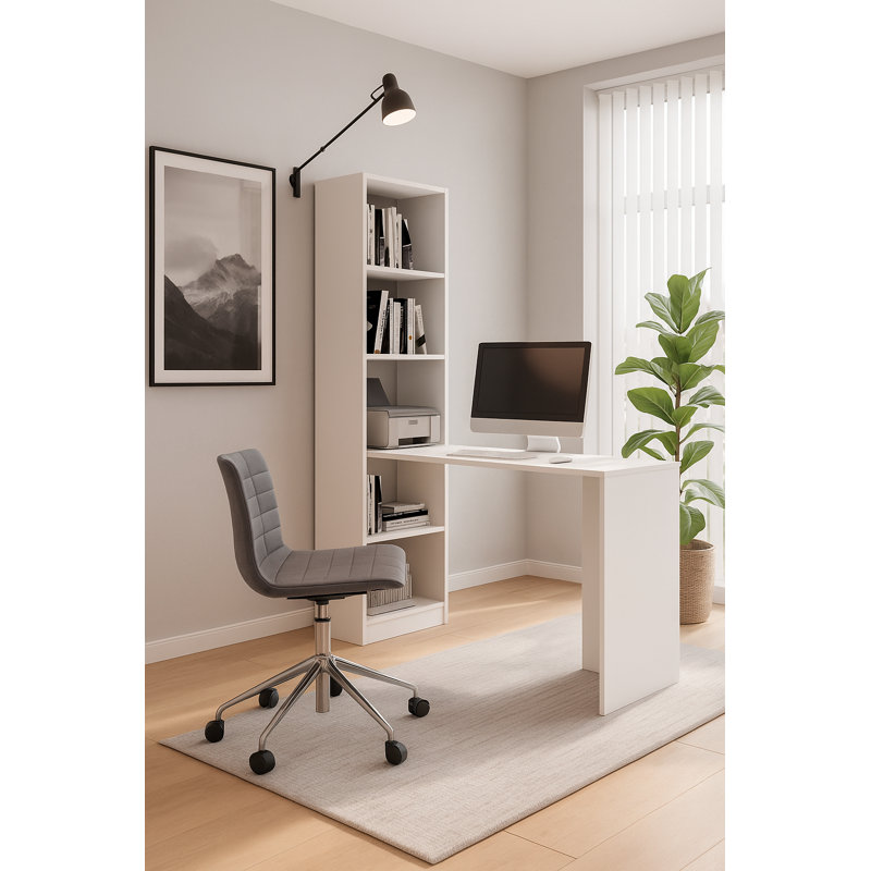 Meyersdale Writing Desk, White