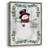 Folk Snowman Forest I Framed Print - Solid Wood-986012290