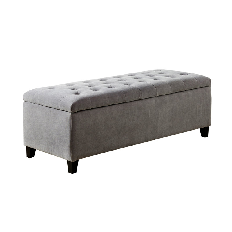 Hokku Designs Tufted Top Soft Close Storage Bench | Wayfair