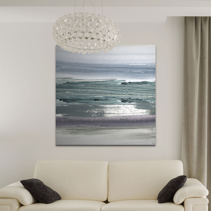 Sahara I Oil - Print, 32" H x 32" W x 1.5" D, Wrapped Canvas