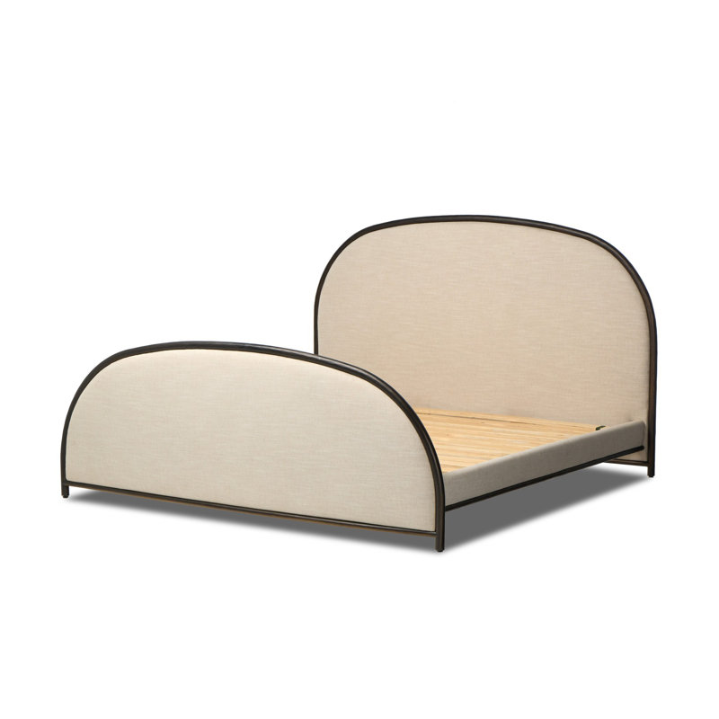Lamont Bed-Savoy Parchment-Queen, Queen