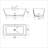 67 Inch Freestanding Solid Surface Soaking Bathtub For Bathroom