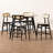 Bianey 4 - Person Four Leg Dining Set-543398109-543398108