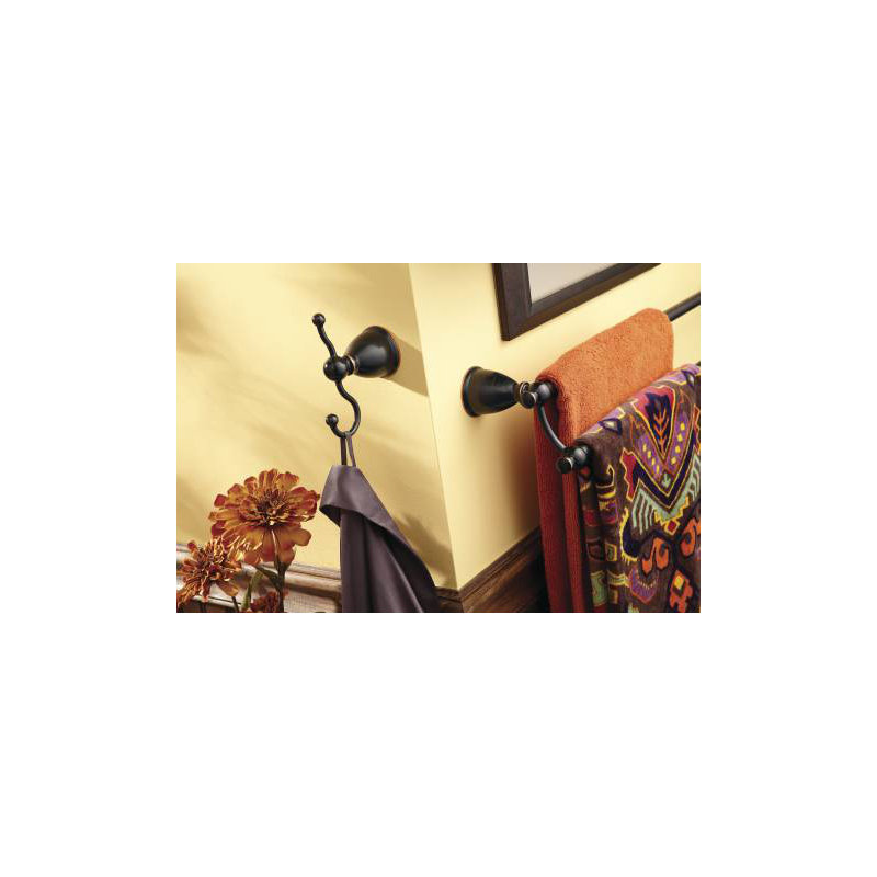 Lindale Wall Mounted Robe Hook, Mediterranean Bronze