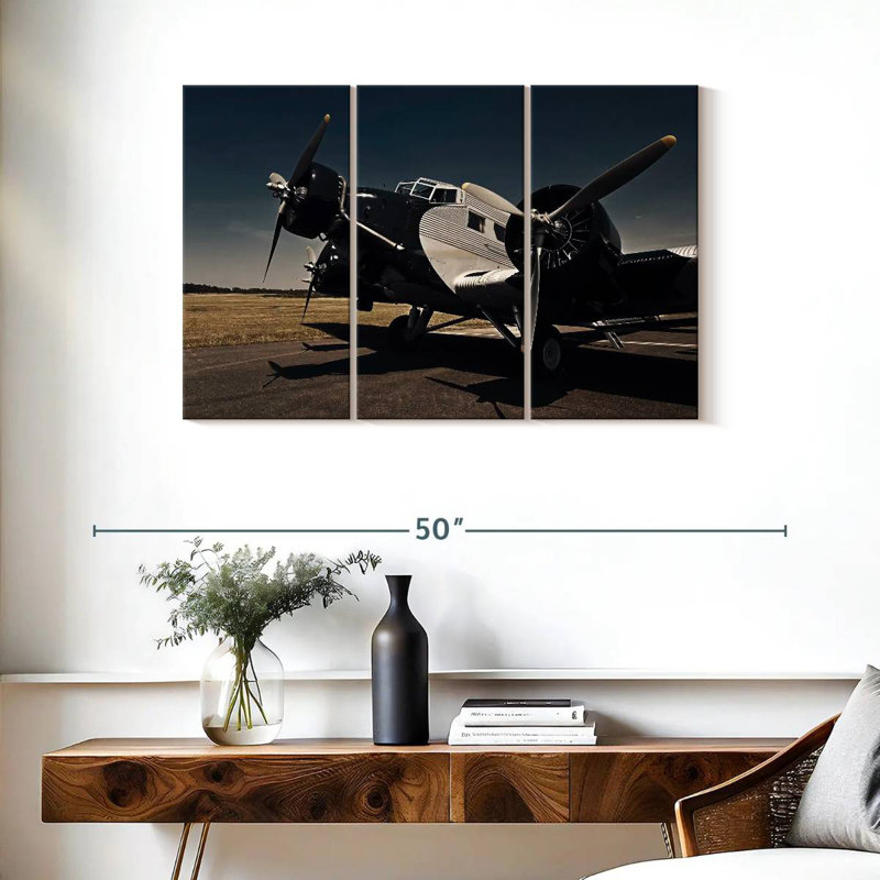Junkers Ju 52 Aircraft, 24" H x 38" W