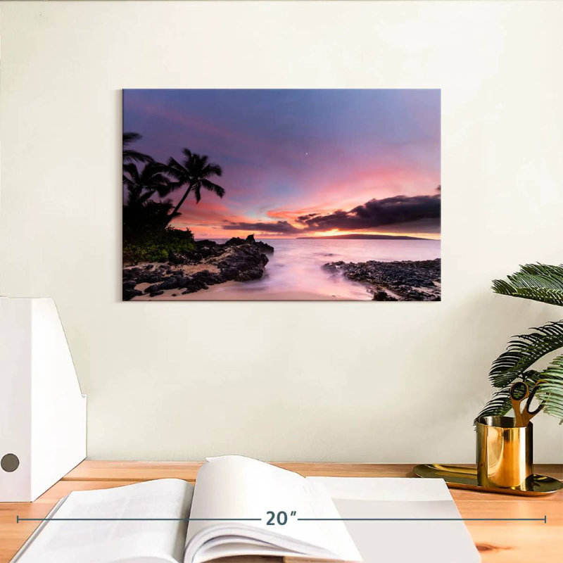 Gillard Makena Cove Hawaii Sunset, 8" H x 12" W