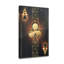 Art mural sur toile noir et doré-2023033162