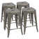 Lehman Counter Stool with Metal Frame