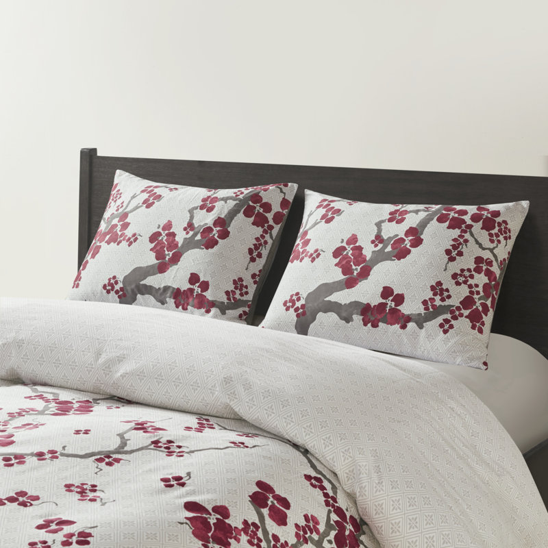 Cherry Blossom Modern & Contemporary Floral Duvet Cover
