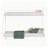 Daury Kids Twin Over Full Bunk Bed-1780950560