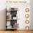 1 PCS 39.5" H x 23.5" W 3-Tier Wooden Bookshelf, Free Standing Open Storage Shelf with Anti-Tipping Kit-260840288-260840290
