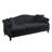 Gurnsey Velvet 2-Seater Sofa with Rolled Arms & Pillows-122914543-111702916