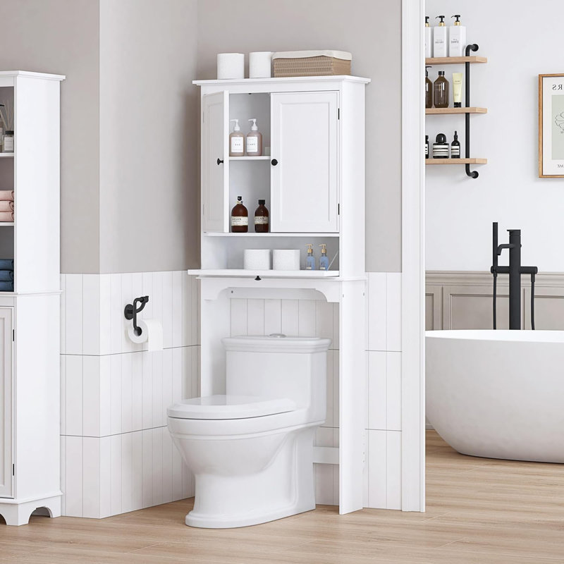 Rangement autoportant au-dessus de la toilette Kendarius
