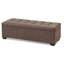 Long banc de rangement en tissu et tissu d'ameublement Coffee-1517470663