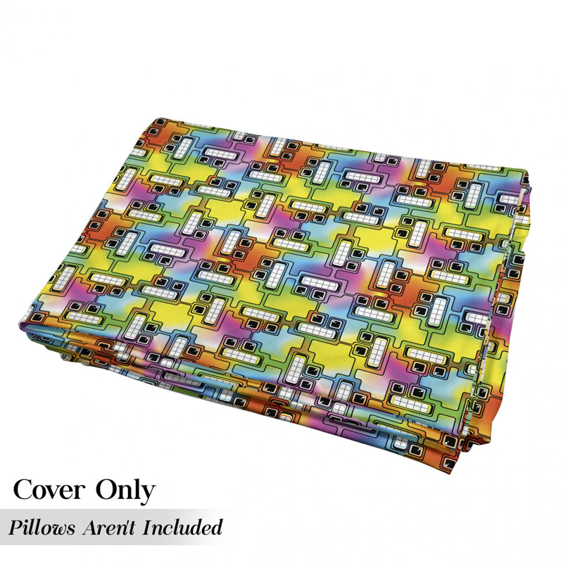 Housse de coussin d'extérieur Hippie, H 2 po x l 27 po x P 88 po