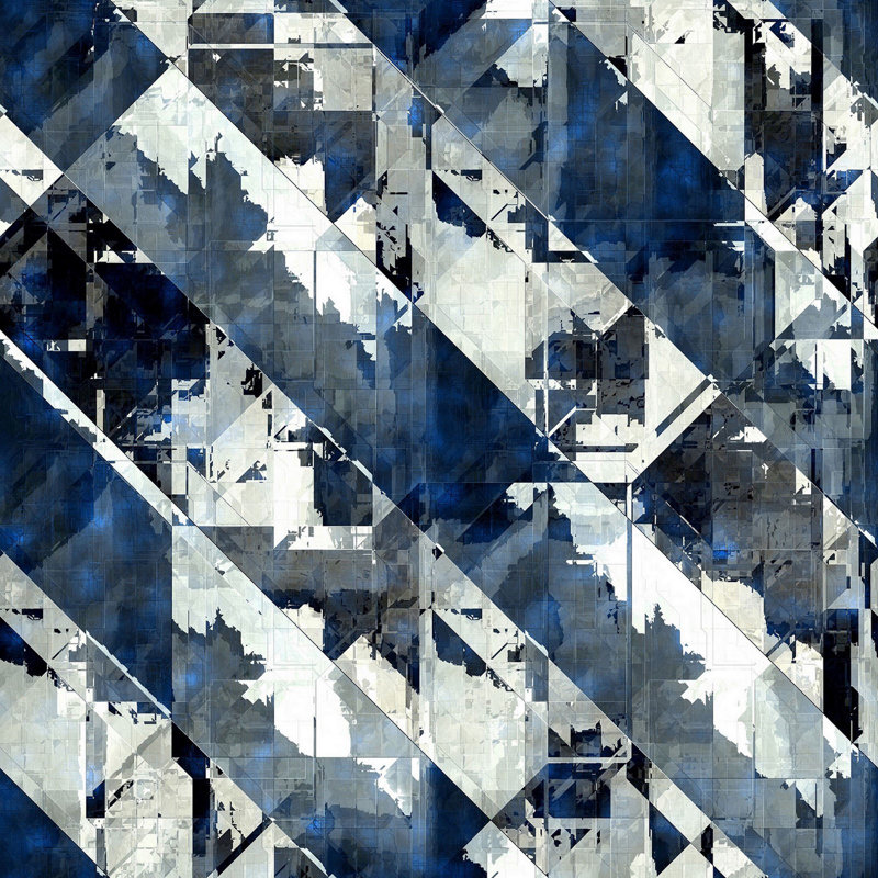 « formation d’eau », reproduction d’art sur toile tendue, H 32 po x l 32 po x P 1,5 po