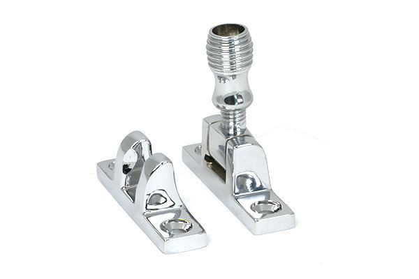 Beehive Brighton Fastener - Narrow (Square), Polished Chrome