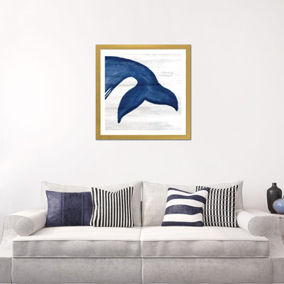 «Whale Tails III» par Ann Bailey - impression d'art graphique