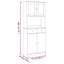 Alanas 77cm Solid Wood Sideboard-1277075761