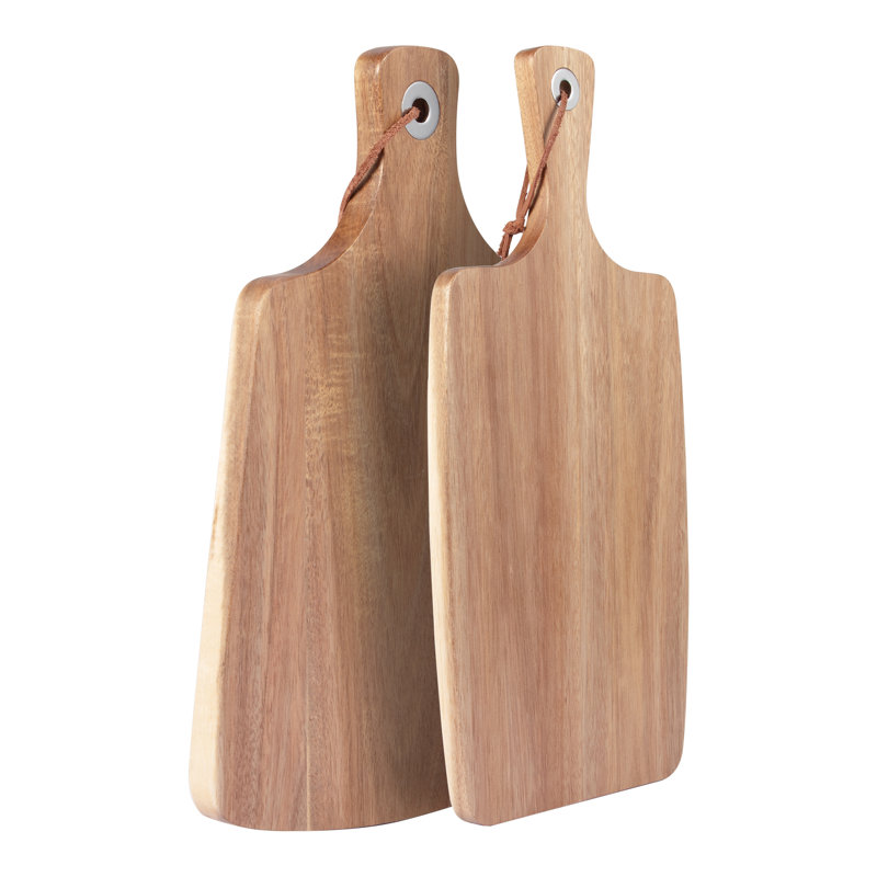 Wood Cutting Board With Handle For Chopping, Prepping, Serving, And Charcuterie(31*23*1.5Cm), 31 L x 23 W cm